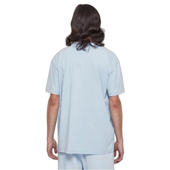 Urban Classics Acid Wash Oversize T-shirt - Baltic Blue - 2XL