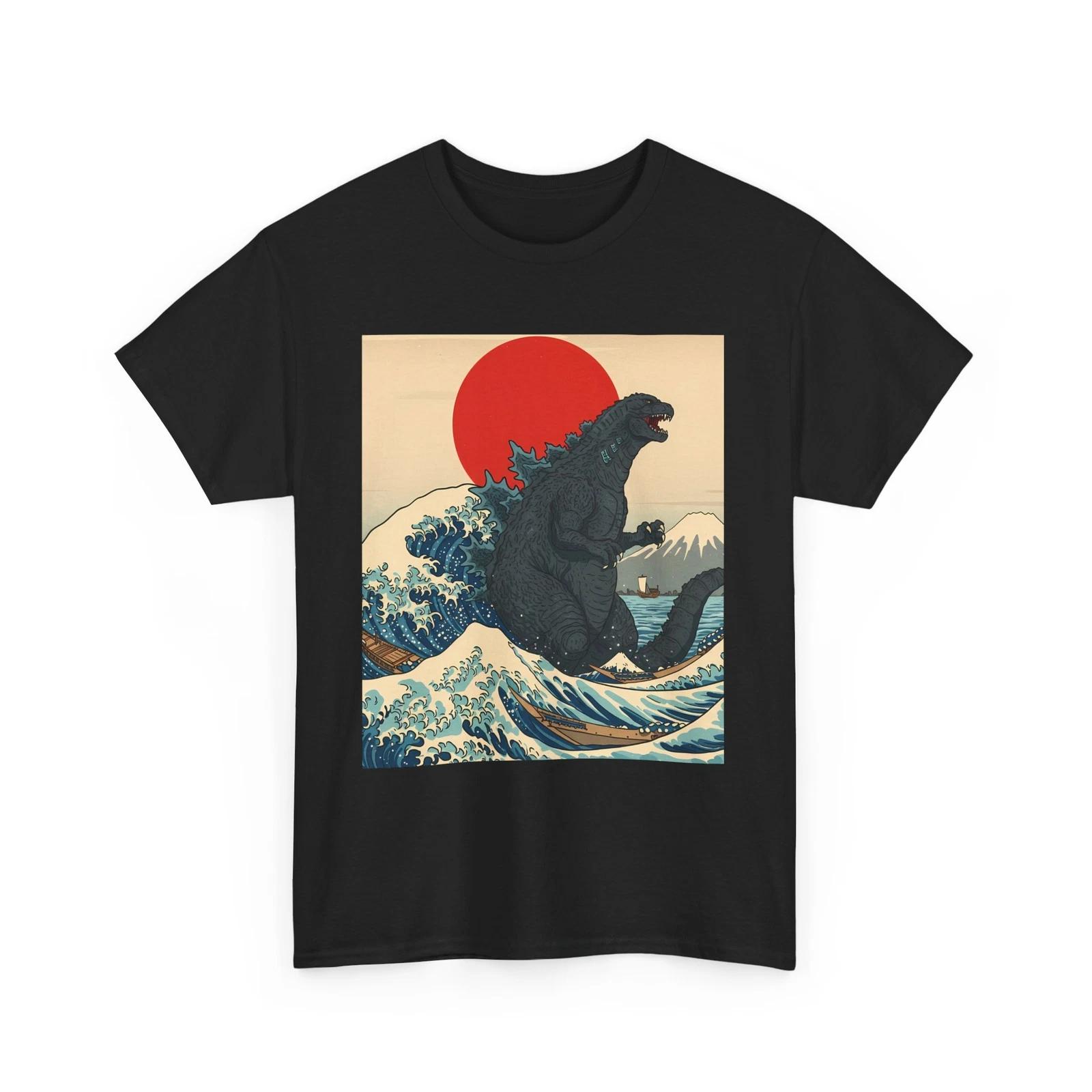 Atomic Breath Godzilla T-Shirt | Legendary Kaiju Tee | Sci-Fi Graphic Shirt 3XL