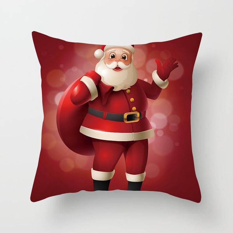 Festliche Weihnachtskissen Nordische Weihnachtsbäume Druck Kissenbezug Nachttisch Zuhause Rückenabdeckung