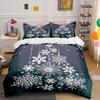 Snowflake Design Bedding Set Bedding Duvet Cover Set Duvet Cover Pillowcases (1 * Duvet Cover 2 * Pillowcases, Without Duvet Insert)