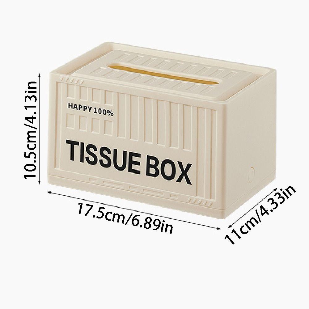 Minimalist Paper Towel Case Rectangle Paper Container Light Luxury Napkin Holder  Home Decoration