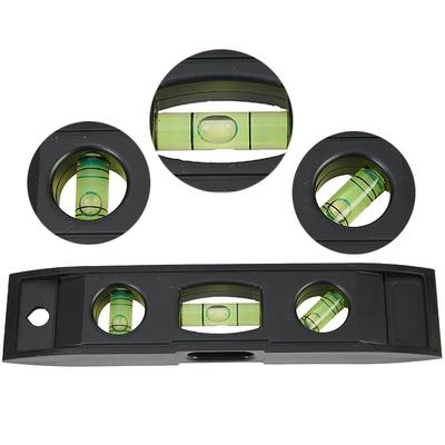 6 Mini-Magnetwasserwaagen Zimmermanns-Wasserwaage Winkel Taschenwasserwaage*1