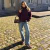 Casual Turtleneck Pullover Women Autumn Winter Dark Red Loose Sweater Female Full Sleeves Solid Color Knitwear Lady All-match Pullovers