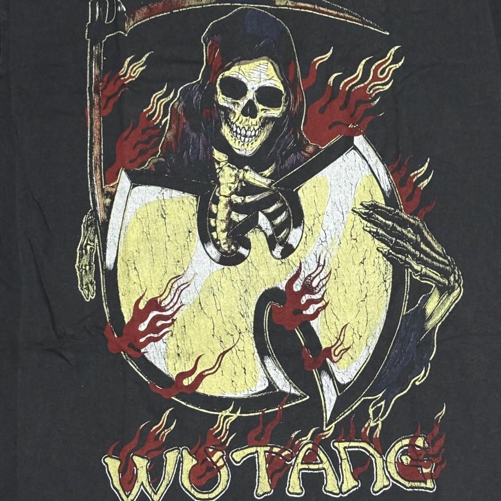 Wu-Tang Clan Vintage Reaper Skull  90s Band Single Stitch T-Shirt REPRINT