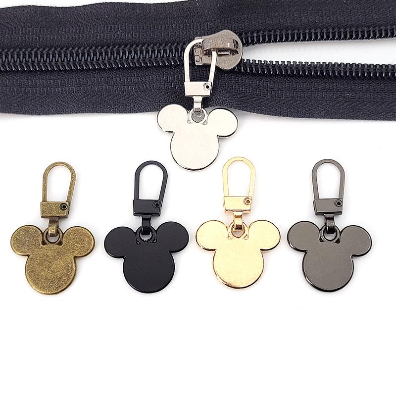 Detachable Metal Zipper Pull Tab Accessory for Bags, Shoes, and Clothes Repair