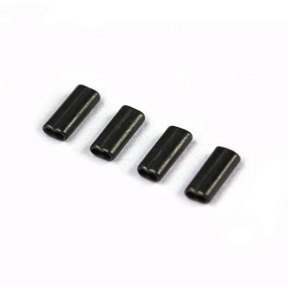 100pcs 100pcs Fishing Wire Leader Fixer Black Fishing Connectors Rigging Use