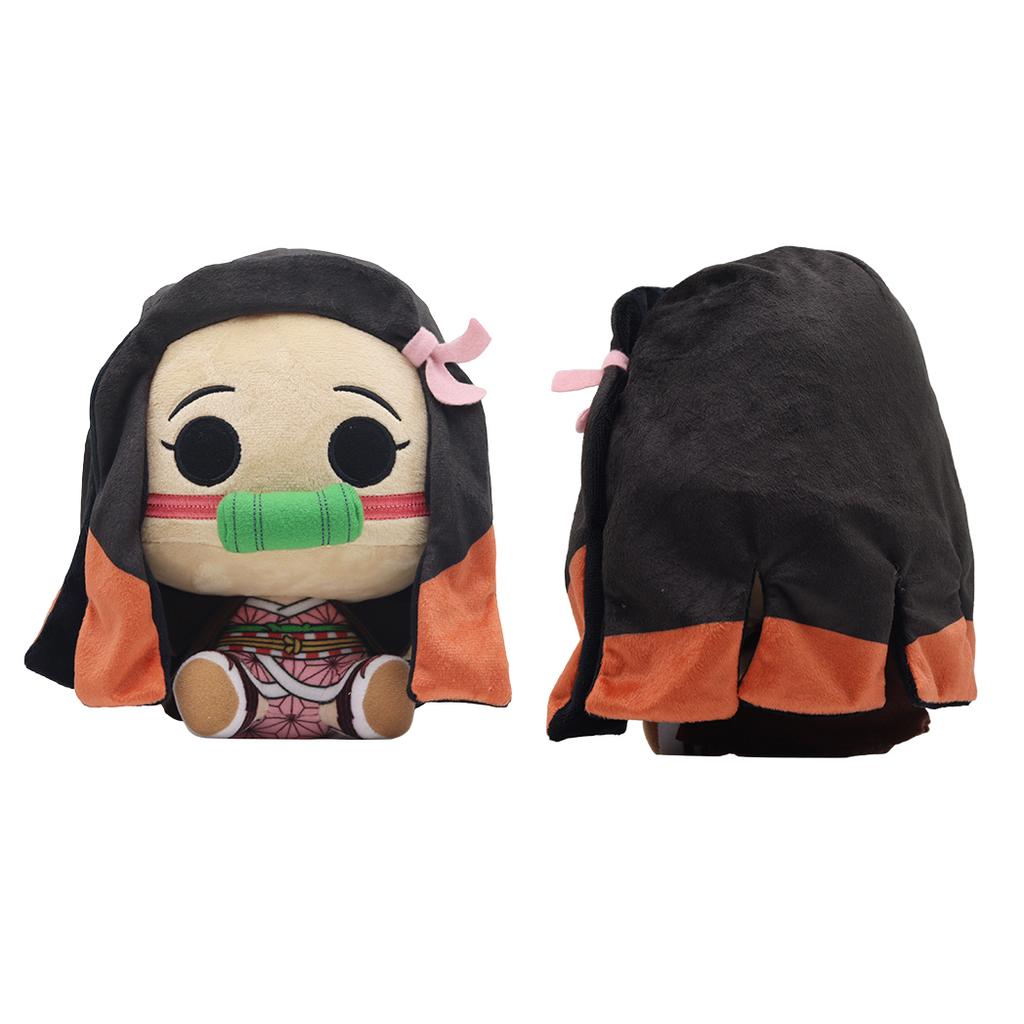 2025 New Demon Slayer Plush Toy Cute Cartoon Tanjirou Nezuko Japanese Anime Character Doll Birthday Christmas Gifts For Children
