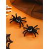 Halloween Spider Hair Clips Set, Flocked Spider & Alligator Clips Spider Hair Accessories
