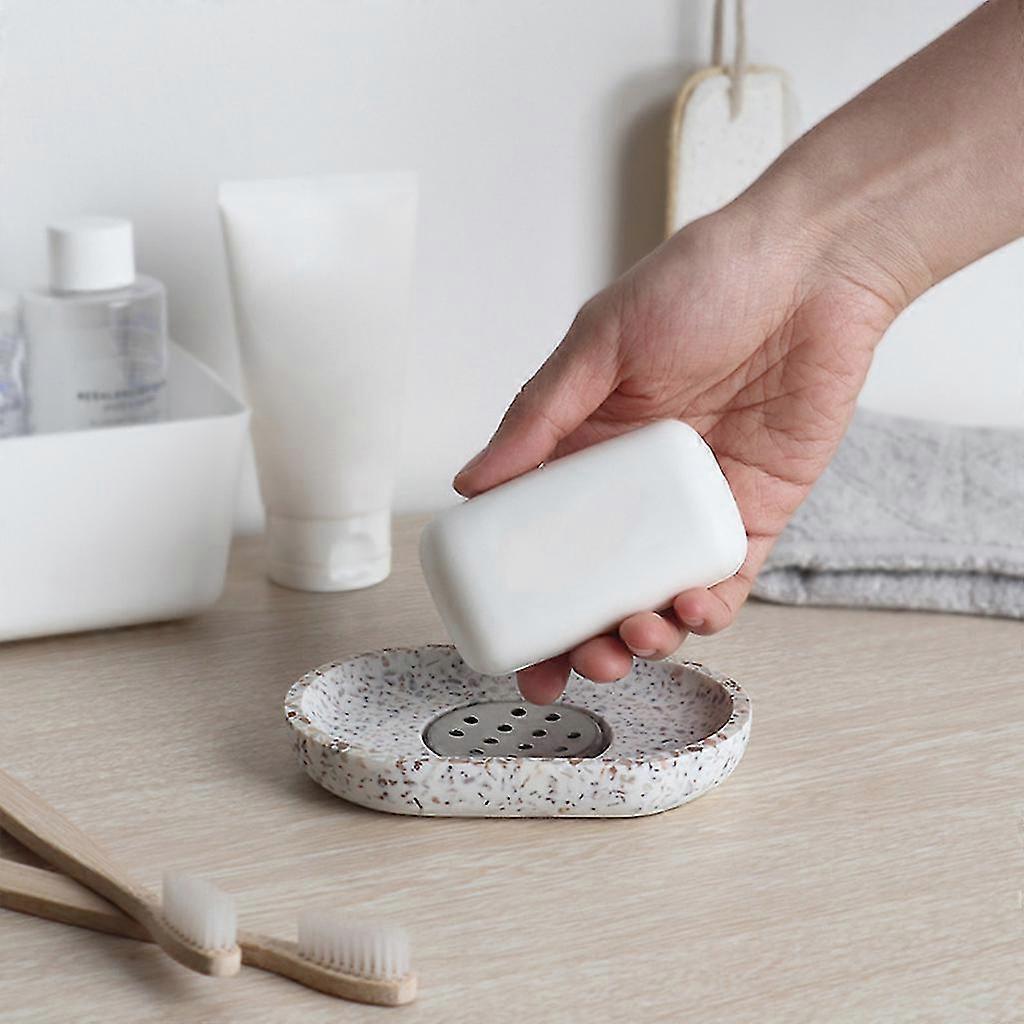 Soap Tray, Soap Container, Drain, Bracket With Shower Drain Hole