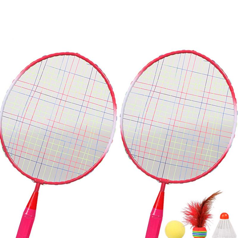 1 Pair Children Tennis Badminton Rackets Ball Set Sports Family Game Toy Kids Badminton Rackets