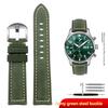 Genuine Leather Watch Band for Panerai/Tissot/Mido/Omega/IWC | 20mm 22mm 24mm 26mm | Retro Crazy Horse Cowhide Strap for Men