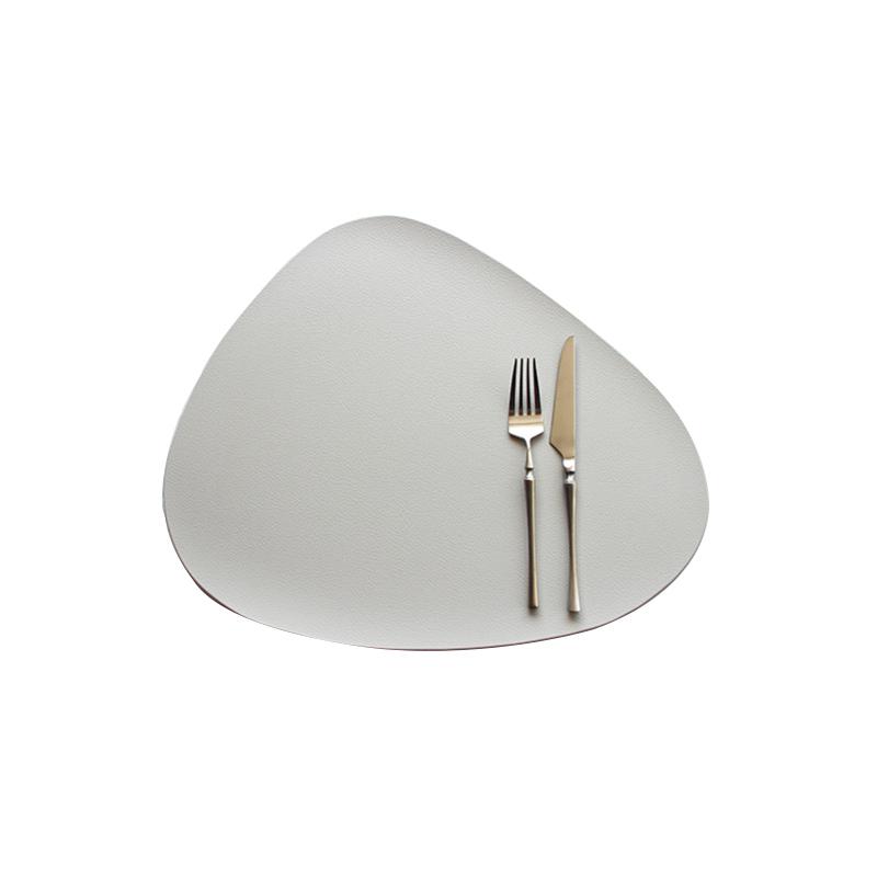 Tischset aus PU-Leder im nordischen Stil, wasserdicht, wärmeisoliert, rutschfest, für die Küche zu Hause