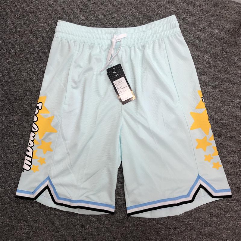 Breathable Quick-Dry Basketball Shorts - Ice Cream Star Print Unisex High-Street Style
