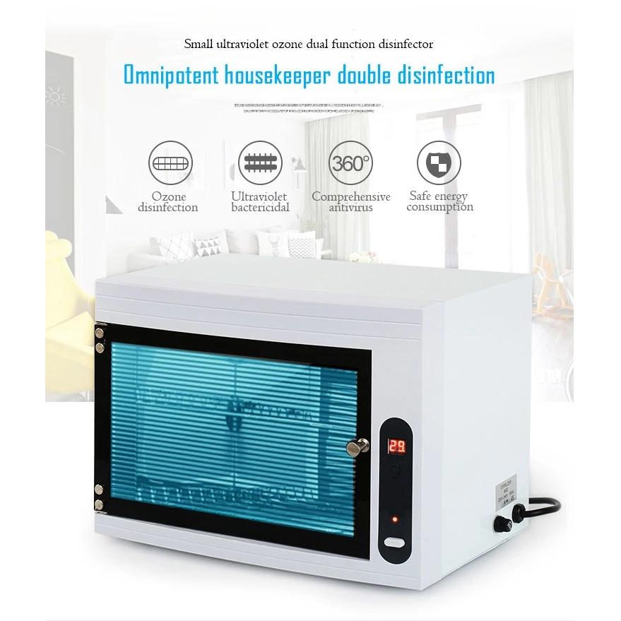 6W Electric Sterilizer Cabinet Sterilization Stainless Steel Mask Sterilization Nail Beauty Art Equipment Safety Set Double Layer Save Electricity
