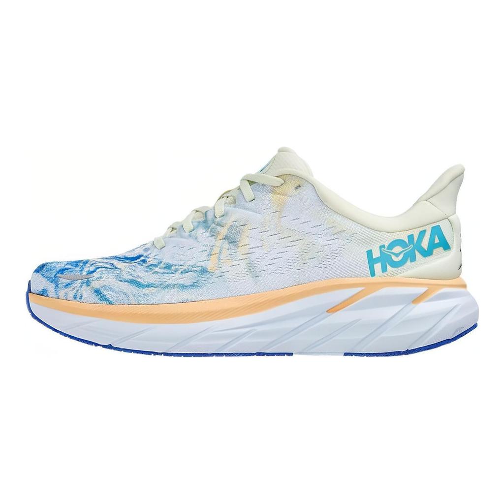 HOKA ONE ONE Clifton 8 Wide 'White Blue' 1121374-TGT