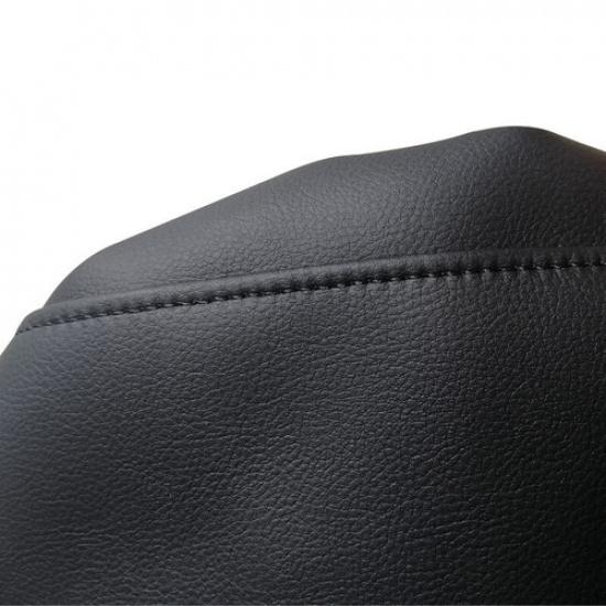 Pure Black Car Center Armrest Box Leather Cover Pad For Tesla Model 3 2017-