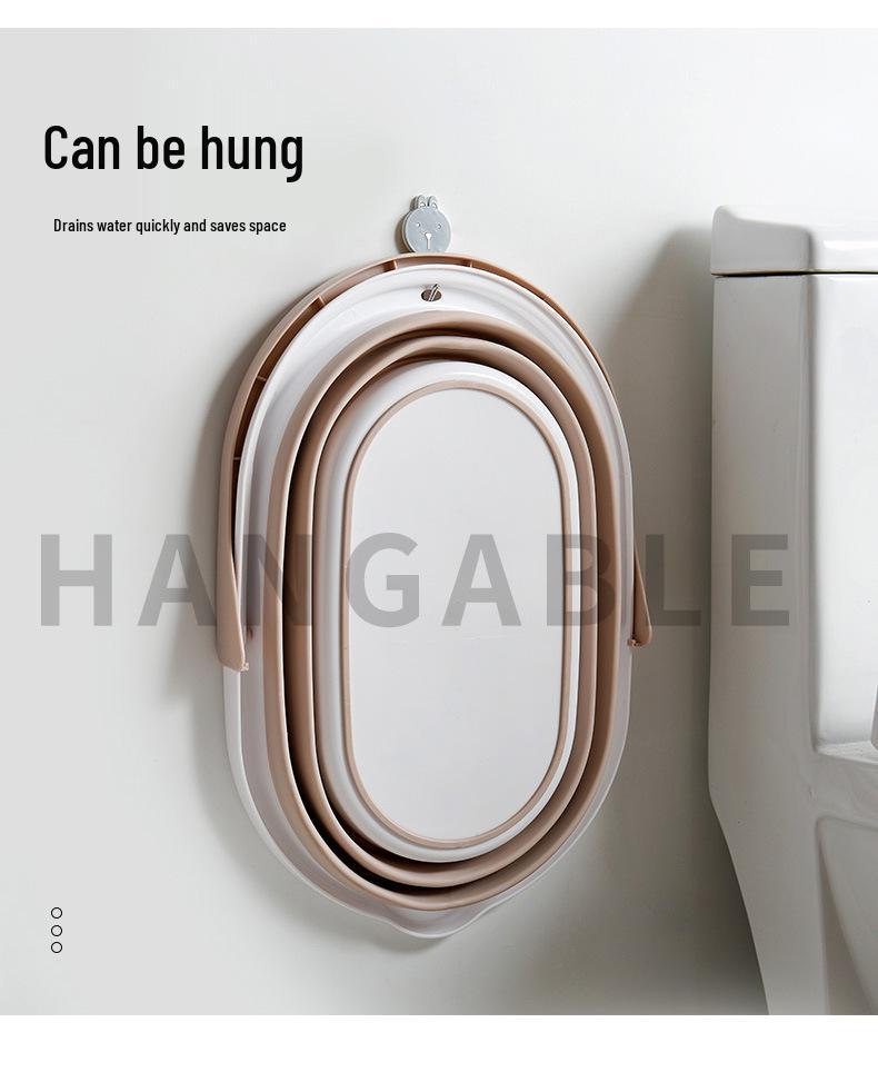 Portable Foldable PVA Mop Bucket for Indoor & Outdoor Use