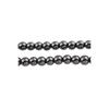 String of 48 Round Beads 8mm 8 Mm In Non-magnetic Hematite