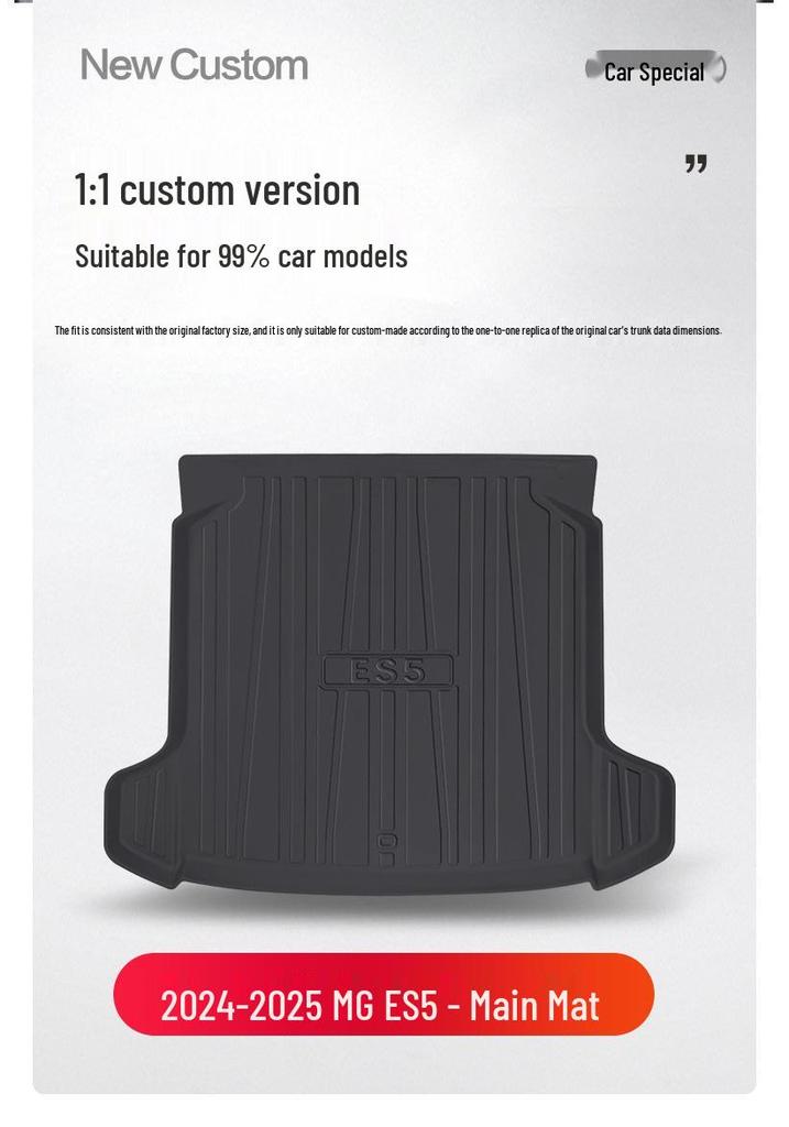 MG ES5 Trunk Mat: Waterproof TPE Interior Accessory