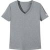 Women's V-neck Pure Cotton Summer T-shirt