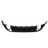 Gloss Black TCR Rear Bumper Diffuser Valance Sporty Style For MK7 Pre?Facelift 2013 To 2016