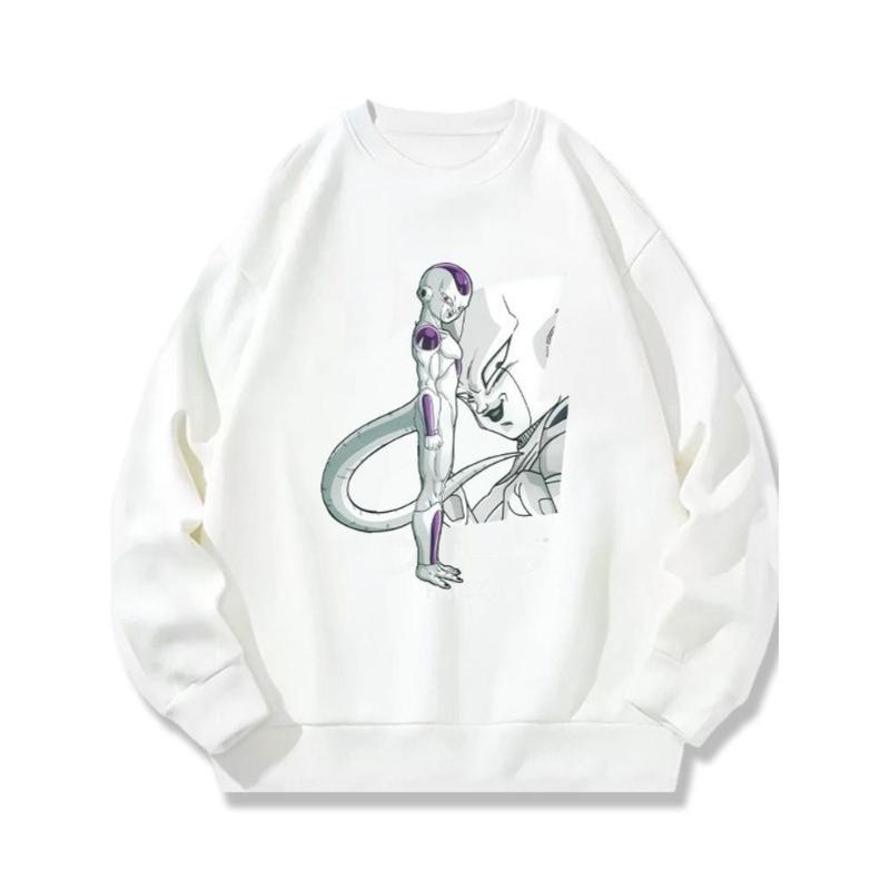 

Dragon Ball Crew Neck Sweatshirt, Windproof Ribbed Cuffs, Cold Morning Commute Outfit S