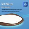Mid-Century Modern Minimalist Wood Grain LED Ceiling Light