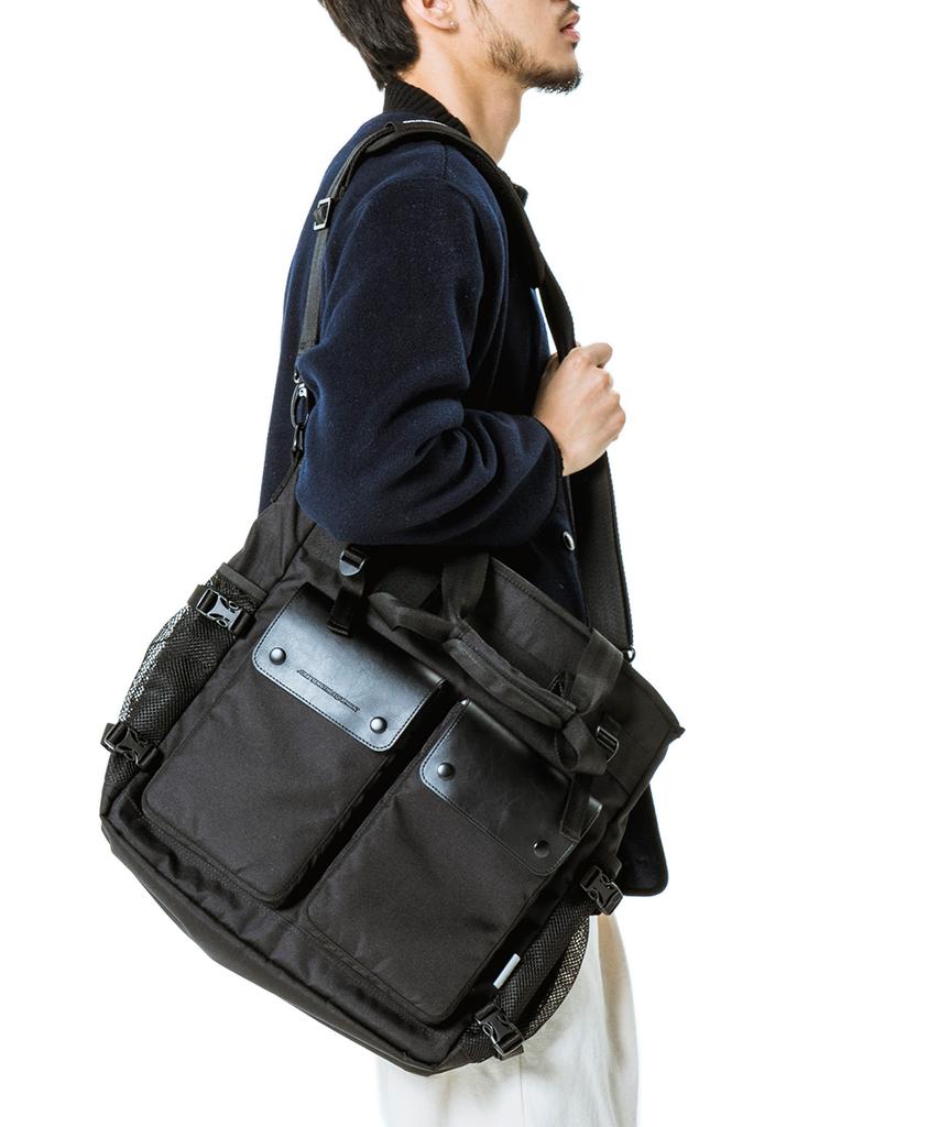 Aged Gray Repreve Talk Bag (Black)