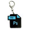 Creative Car Keychain Artistic Design Acrylic Lightweight Key Ring Pendant Daily Use Gift for Students Professionals
