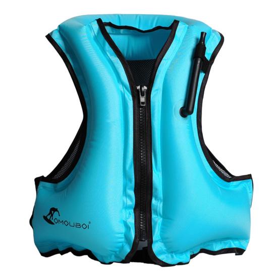 Gilet di salvataggio gonfiabile estivo taglia unica per adulti, costume da bagno per sport acquatici