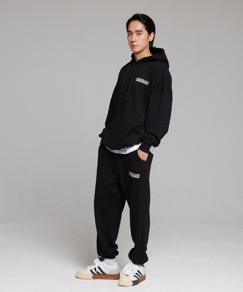 CREAM SODA LAB Lab Nno1 Logo Training Jogger Pants Black