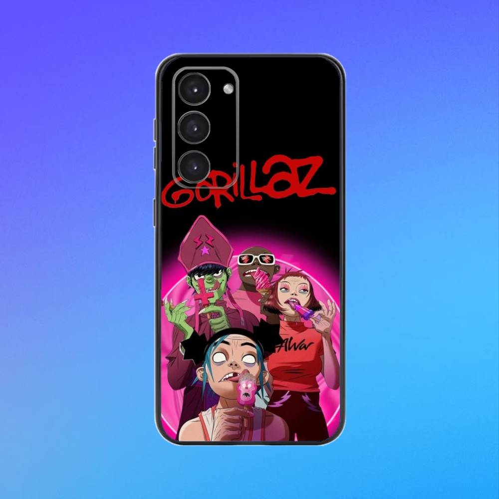 G-Gorillaz C-COOL Band Phone Case For Samsung A73,A72,A71,A70,A53,A52,A51 Black Soft Case