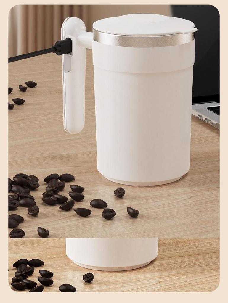 Kreativer Selbstumrührender Kaffeebecher mit Magnetischer Ladefunktion und Temperaturanzeige