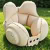 1pc Compressible Inflatable Neck Pillow, Travel Portable Cervical Support Pillow, Compressible Air Pillow, Travel Neck Pillow, Napping Pillow
