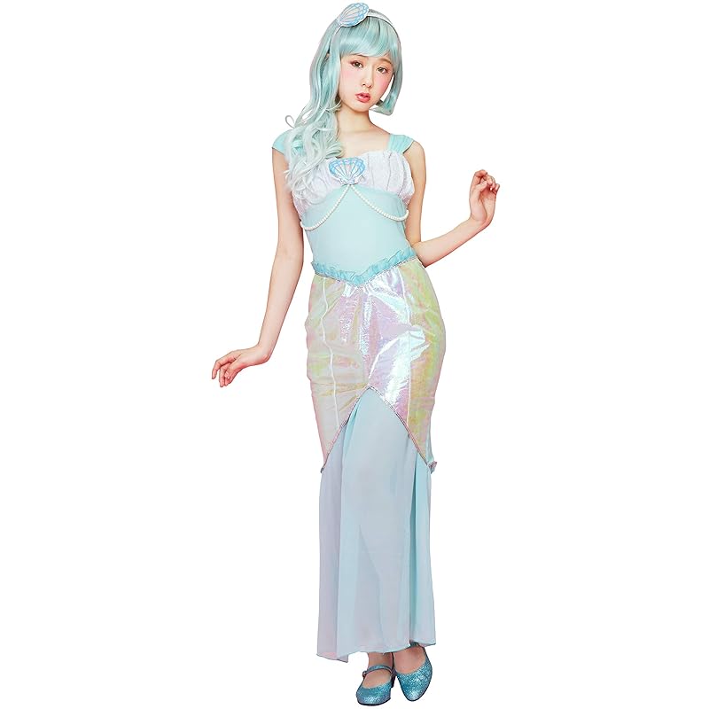 

LLL Mermaid Princess costume ladies Length 135cm