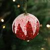 Colorful Foam Sequin Christmas Balls 8cm Christmas Tree Ornaments  New Year Gifts