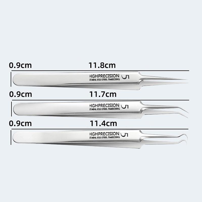 Blackhead Remover Tweezers Stainless Steel Pimple Remover Tweezers Precision Pimple Popper Tool Cell Clip For Skin Purification