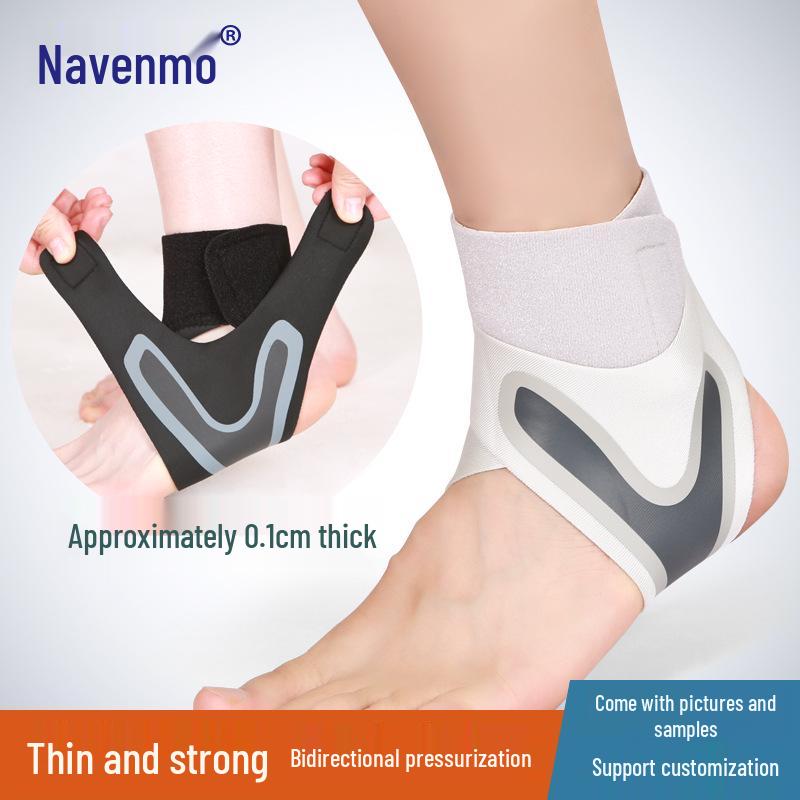 Anti-Slip Silicone Ankle Support Sleeve for Sprain Recovery
