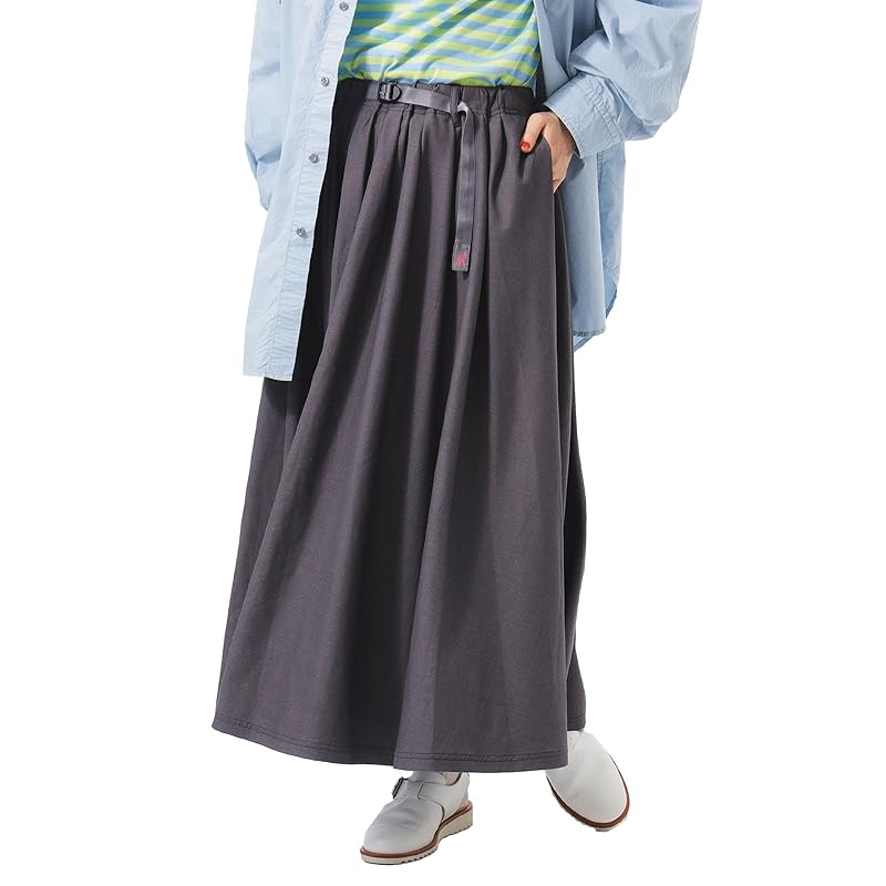 

[Beams Boy] skirt [Special order] Gramicci GABA long skirt ladies GREY FREE 13270096585