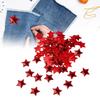 5 Packs Star Patches Iron on Patches Glittering Star Appliques Decorative Patches for Party Holiday