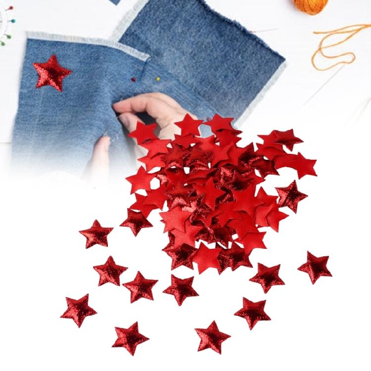 5 Packs Star Patches Iron on Patches Glittering Star Appliques Decorative Patches for Party Holiday