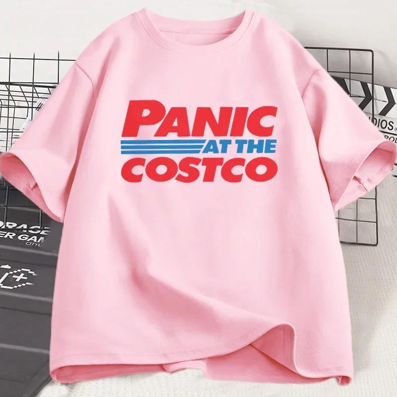 Panic At The Costco Graphic T-shirts Costco Lovers Tee Fashion Women T Shirt Streetwear Tshirt Women Clothing Tee