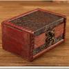 Wooden Jewelry Box Vintage Elegant Necklace Bracelet Treasure Storage Box Organizer Decoration Red Grape