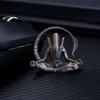 3D Printed Alien Figurine, Zen Meditation Alien Desktop Ornament, Collectible Sculptures for Sci-fi Fans