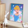 Disney Diamond Painting Kit Full Diamond Round Cinderella Dreamy Home Decor Craft Gift