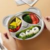 Shengjia 304 Stainless Steel Divided Cartoon Kids' Meal Plate