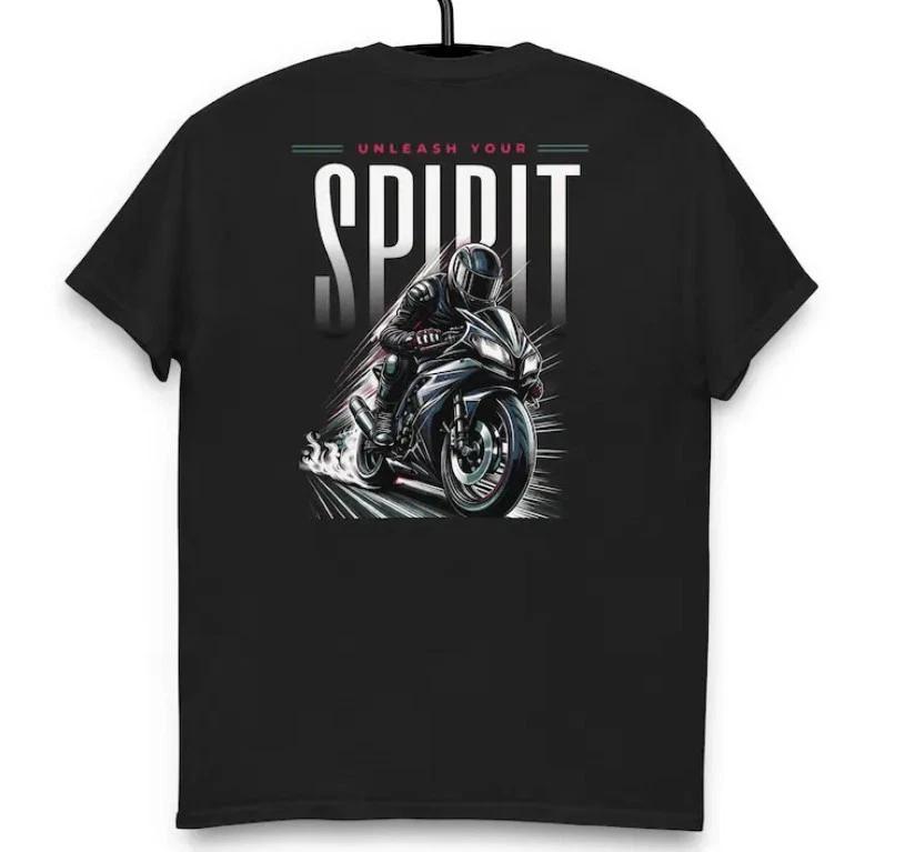Street Bike Racing T-Shirt – Underground Motorcycle Rider Graphic Tee 3XL