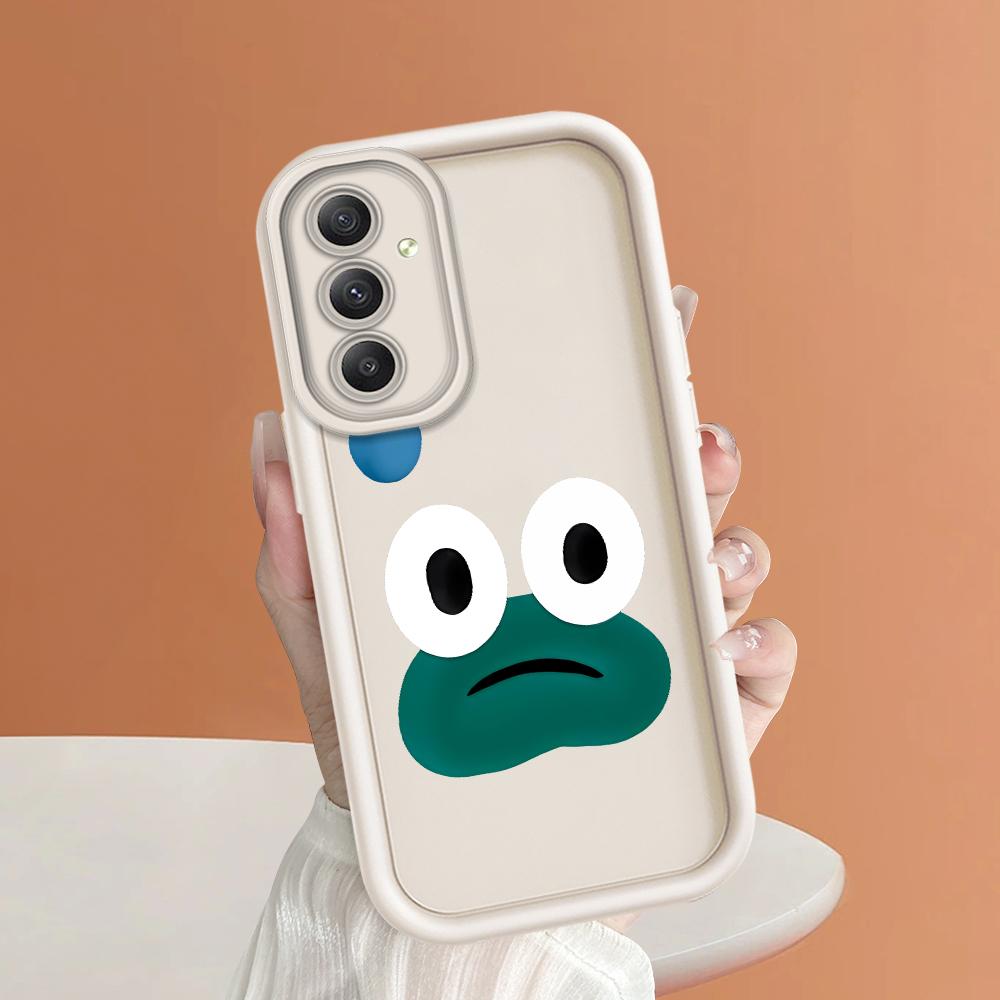 Soft Silicone Square Ladder Printing Pattern Phone Casing Full Cover Camera Shockproof Protection Rubber Case for Samsung