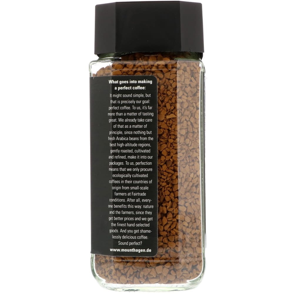 Mount Hagen Fair Trade Organic Freeze-Dried Instant Coffee, 100g (3.53oz)