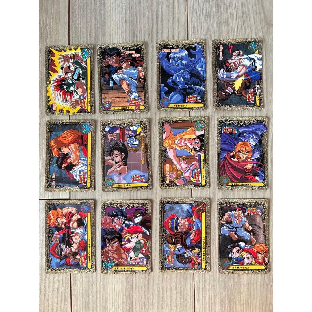 Used Street Fighter 2 Carddass 12 pieces set